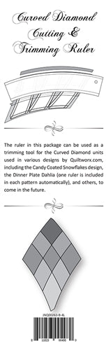 Curved Diamond Ruler