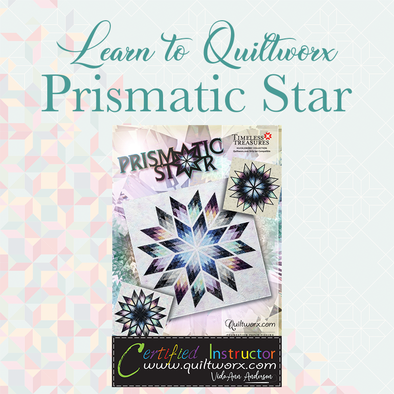 On Demand Class - Prismatic Star - Learn to Quiltworx