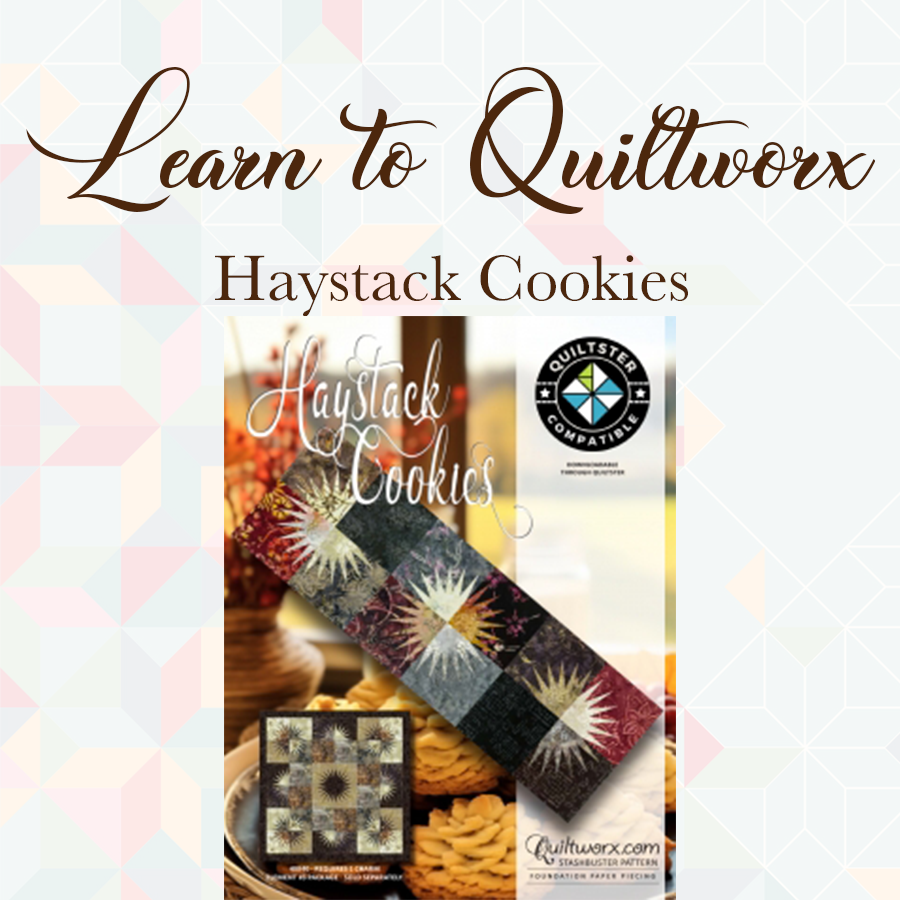 On Demand Class - Haystack Cookies - Learn to Quiltworx