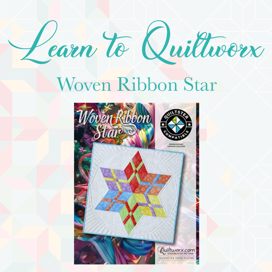 On Demand Class - Woven Ribbon Star - Learn to Quiltworx