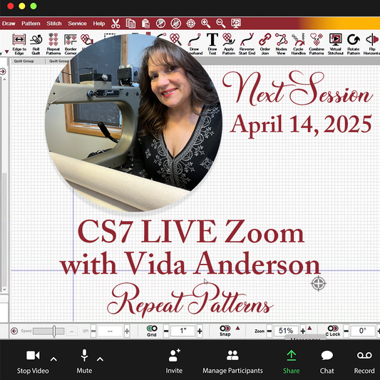 Creative Studio Livestream ZOOM Class - Repeat Patterns