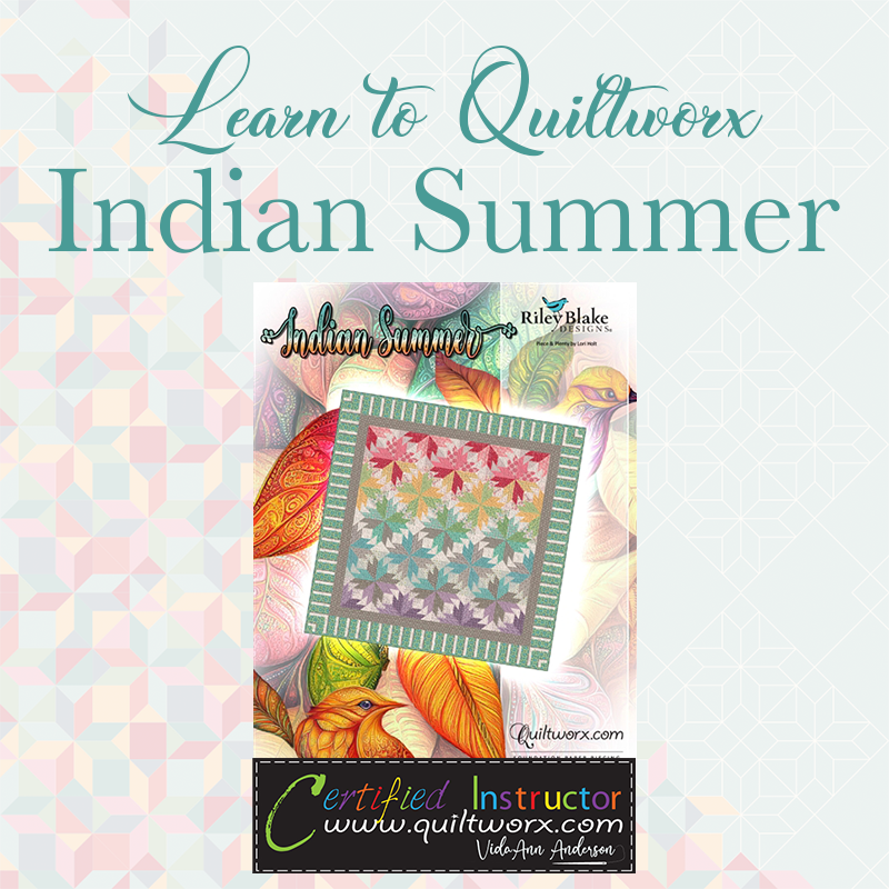 On Demand Class - Indian Summer - Learn to Quiltworx