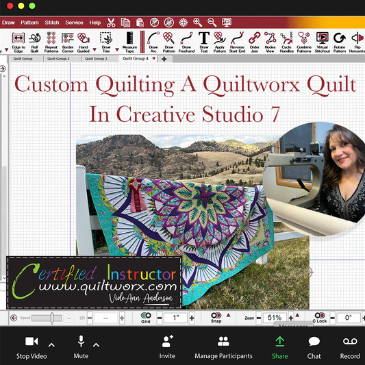 Quilting a Quiltworx Quilt with CS7