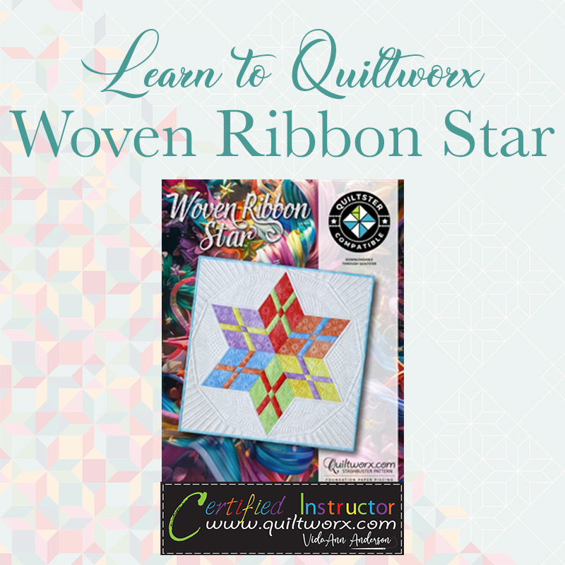 On Demand Class - Woven Ribbon Star - Learn to Quiltworx