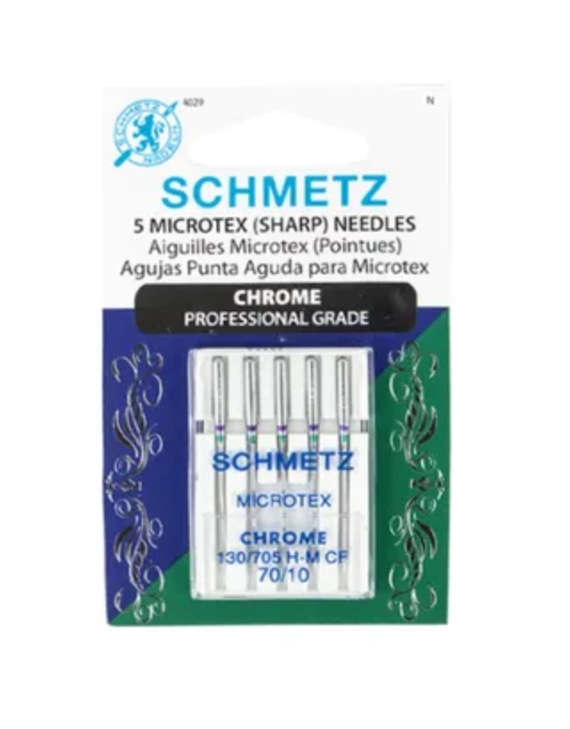 Microtex (Sharp) Chrome Needles, Size 60/8