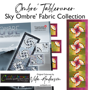 Ombre' Tablerunner Quilt Kit