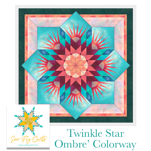 Twinkle Star Ombre' Quilt Kit